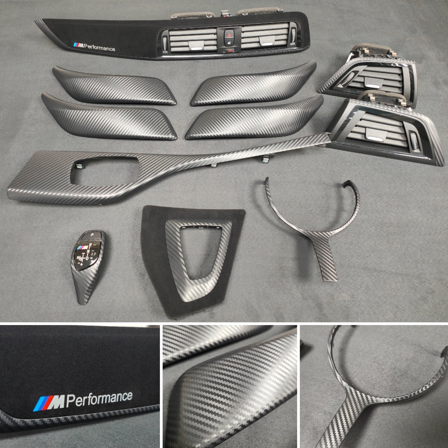 BMW F20 LCI-2 COMPLETE PERFORMANCE STYLE INTERIOR TRIM SET - 3D CARBON
